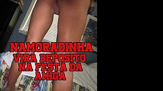 Girlfriend turns cum deposit at friend's party 😏