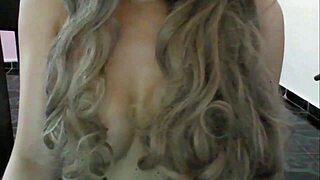 Joanna White Sucks Her Pussy Juices Off Her Dildo