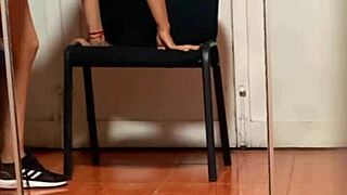 I watch the cute secretary nataly from unam ride the director on hidden cam