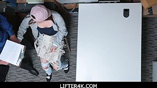 Cute Teen Hayden Hennessy Gets Caught Shoplifting And Fucked By Burglar