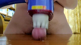 Amateur Homemade Masturbation with Massager Leading to Cumshot