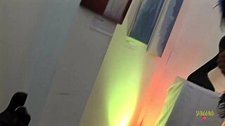 amy azurra, after her pussy gets fucked, she sucks a cock with big tits and moaning.