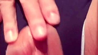 Nympho Selfie Girl Seduction with Shaved Pussy Squirting Masturbation