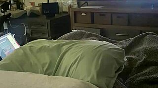 Caregiver watches lesbian porn while I lick her pussy with toys