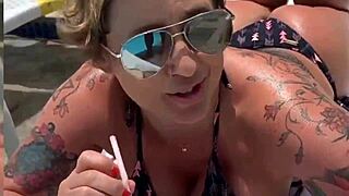 Cassi rides hard in brazilian massage