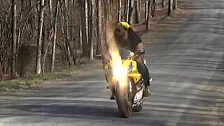 yo, after that wild motorcycle ride, layla perez slurps don whoe's dick in the front yard for super hot films