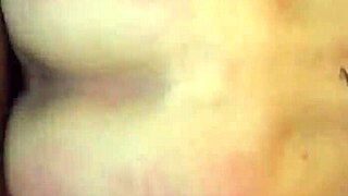 Tiny white girl passionately enjoys big black cock in interracial amateur scene.