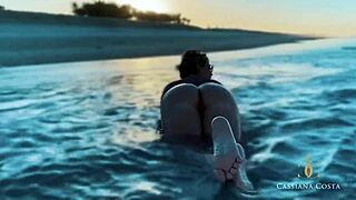 see us naked on the beach?