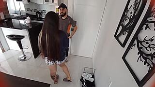 Receiving The Restaurant Delivery Guy With My Pussy