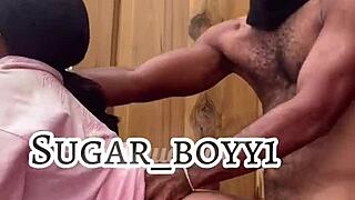 i felt so naughty sneaking to the rooftop for a big black cock pounding