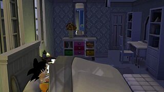 Dragon Ball Hentai: Chichi's Anal Kitchen Action