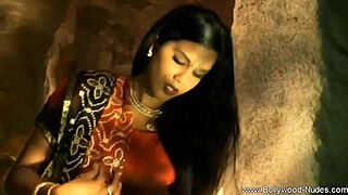 an exotic arabian milf dancer performs a sensual striptease, teasing as she undresses