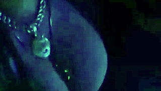 Busty milf Carmen Hayes dancing and stripping at the nightclub