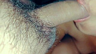 Placing big cock on bhabi's pussy