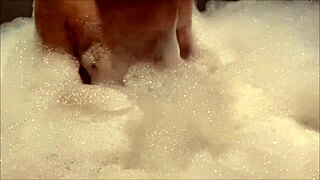 perverted couple fucks in bubble bath 😈