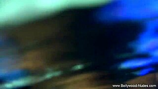 Lady In Red Performs Graceful Ritual Dance