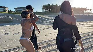 see us naked on the beach?