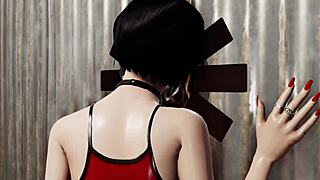 Hey, watch this rough interracial blowjob with deepthroat and creampie