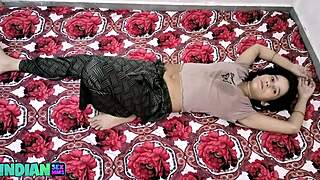 horny indian couple getting all hot and wild on bed before some intense action.