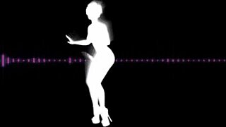 The amazing mari, a black tgirl with piercings and tattoos, masturbates her cock in solo scene