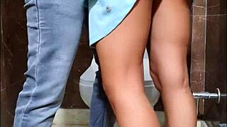 i took the sexy girl from the wedding to the bathroom and fucked her pussy hard, the sluts cum came out.