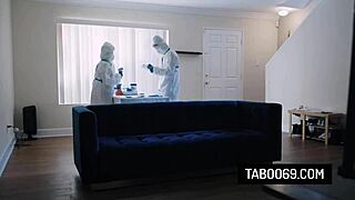 Lola Fae's passionate fucking with her step brother in quarantine