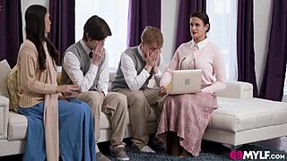 i watched penny barber and ashley wolf use creative techniques on big tits and asses in missionary cowgirl cumshots