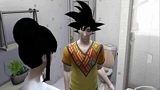 Dragon Ball Hentai: Chichi's Anal Kitchen Action