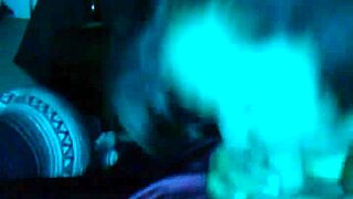 Chubby latina slut can't suck dick right so i cum on her tits