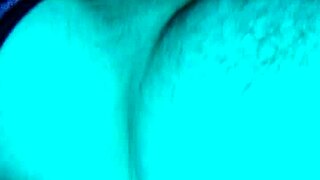 Chubby latina slut can't suck dick right so i cum on her tits