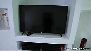 Stepbro Fucks Stepsis in Doggystyle After Sucking