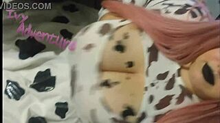 Ivy Adventure In Cosplay Cowgirl Hentai Blowjob Cum On Tits