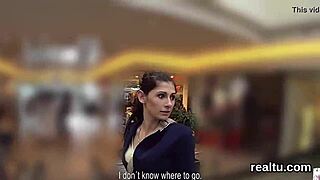 czech teen seduced at supermarket, pounded hard in pov style