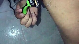 Army to groom my pussy for more sex with my step dad in the bathroom