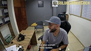 Annie wants to feel my cock despite her recent surgery