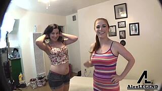 Sovereign syre enjoys handjob, blowjob, and deepthroat group