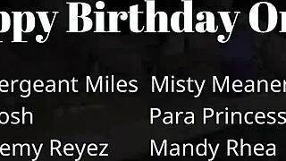 my brother's birthday hit, his gf dumped him, now she's wild