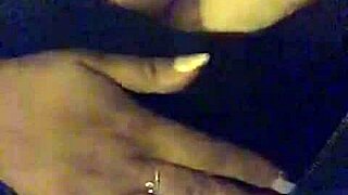 girlfriend massages big tits while masturbating with friend