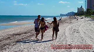 I love extreme flexible anal with excited young tourists Felicity Feline and Jade