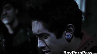 Vampire Hunk Deepthroats and Assfucks Twink Sex Slave with Big Cock