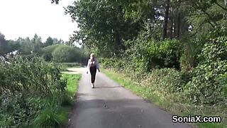 unfaithful british mature gill ellis shows off her huge melons