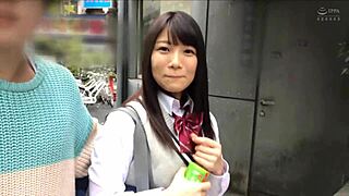 a shy japanese teen explores intimacy in homemade clip