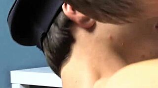 Handcuffed twinks pounding bareback and sucking cocks 😈