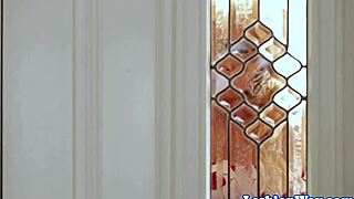 Stunning lesbian milf dominates busty teen with queening in intimate girlfriend setting