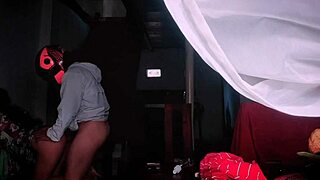 Wild Indian wife encounter with a pizza delivery boy in real homemade video