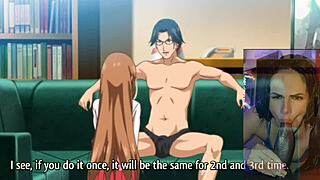 Emotional Asian MILF Blowjob Cumshot in Hentai