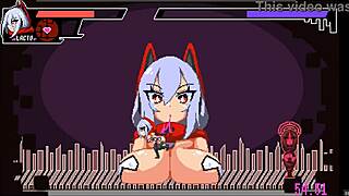 In Buzama hentai fight game ep 4, she transforms into a giant cock and gets sucked between gigantic tits. Cumshot everywhere! 😍