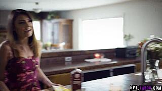 Horny Lesbian Elexis Monroe Seduces Teen Niece Adria Rae for Pussy Licking