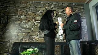 frozen whore craves a warm cumshot after blowjob and pussy licking