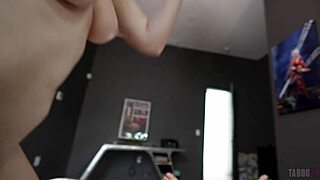 Sydney Paige as stepmom teases with just the tip before anal assfucking and ass to mouth